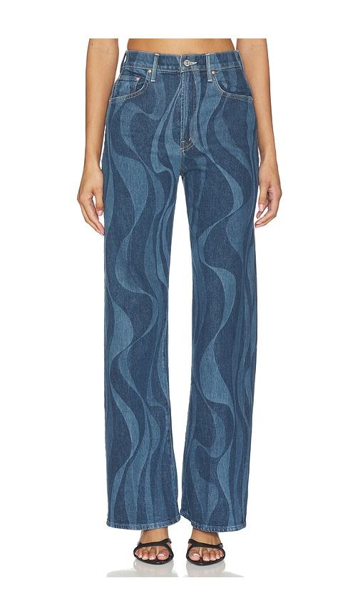 MOTHER The Lasso Sneak Jeans in Blue by MOTHER