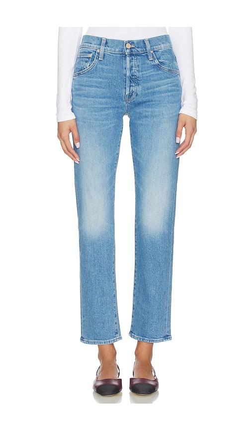 MOTHER The Mid Rise Hiker Hover Jeans in Blue by MOTHER