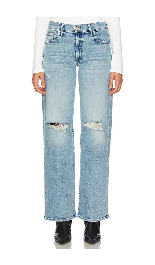 MOTHER The Mid Rise Maven Sneak Jeans in Denim-Light by MOTHER