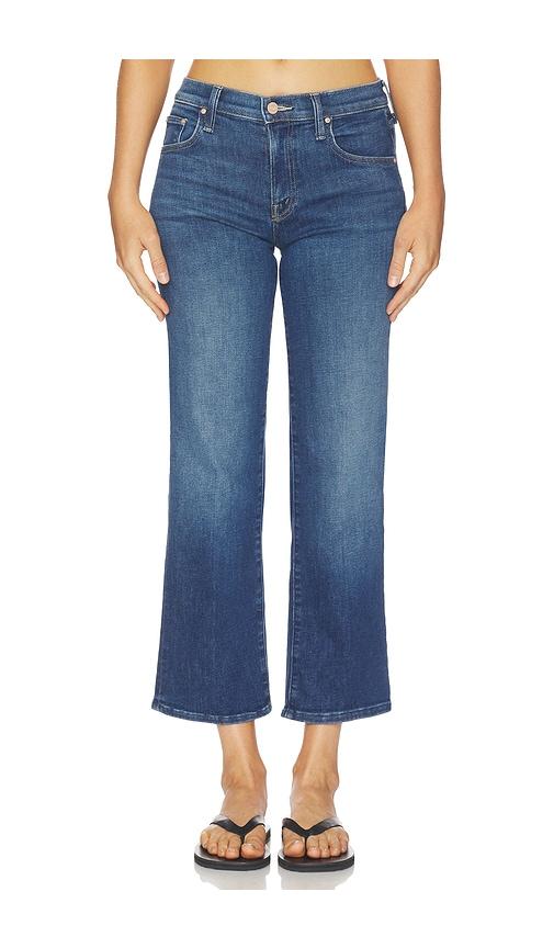 MOTHER The Mid Rise Rambler Zip Ankle Jeans in Blue by MOTHER