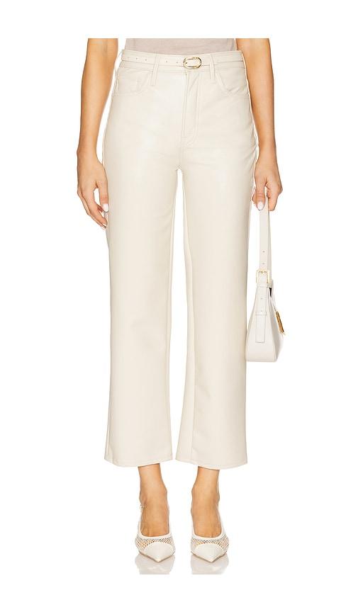 MOTHER The Rambler Zip Ankle Jeans in Ivory by MOTHER