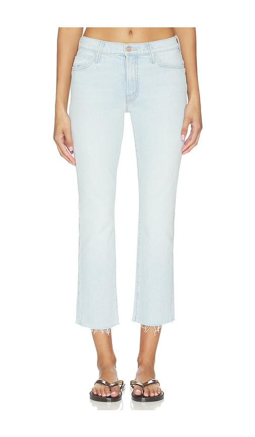 MOTHER The Rascal Flood Fray Jeans in Blue by MOTHER