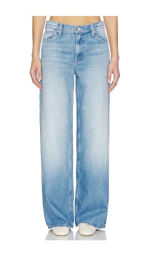 MOTHER The Rerun Zip Sneak Jeans in Blue by MOTHER