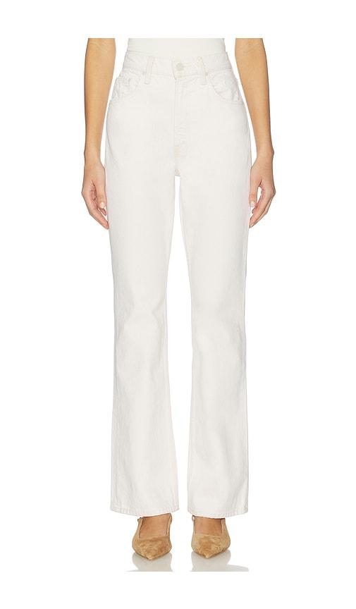 MOTHER The Scooter Skimp Jeans in White by MOTHER