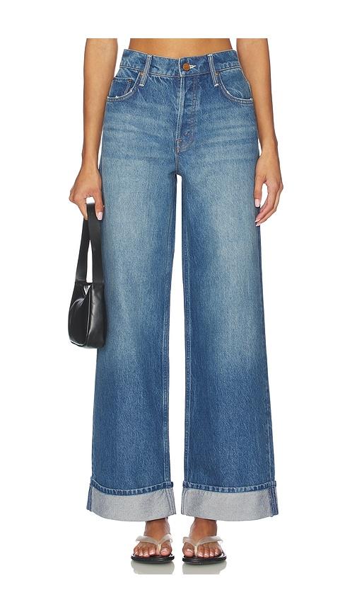 MOTHER The Smoothie Skimp Cuff Jeans in Blue by MOTHER