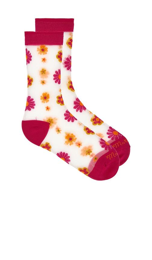 MOTHER The Step Up Socks in Pink by MOTHER