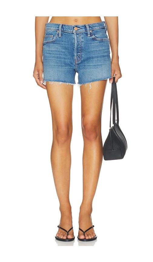 MOTHER The Tomcat Kick Fray Short in Blue by MOTHER