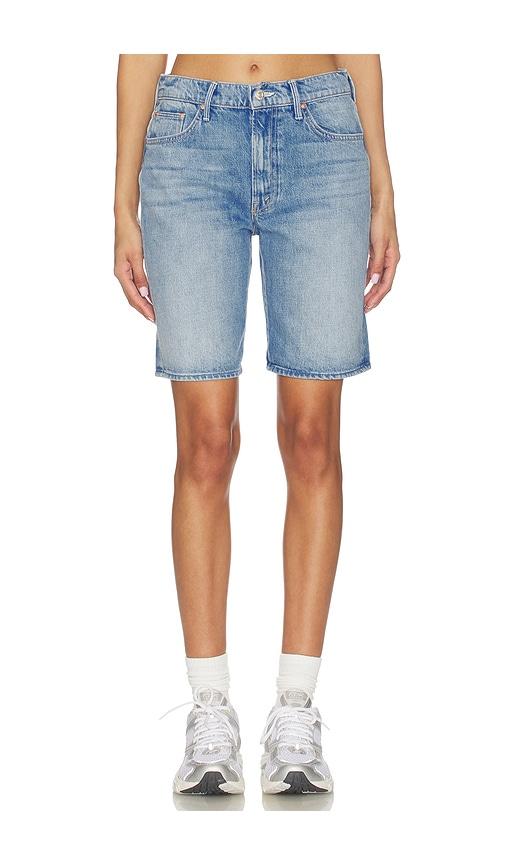 MOTHER The Undercover Bermuda Short in Blue by MOTHER