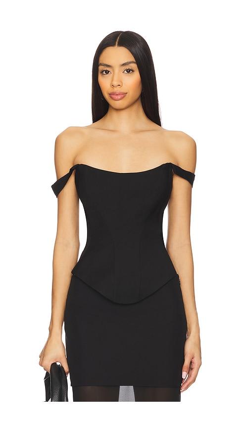 Mother of All Azalea Corset in Black by MOTHER OF ALL