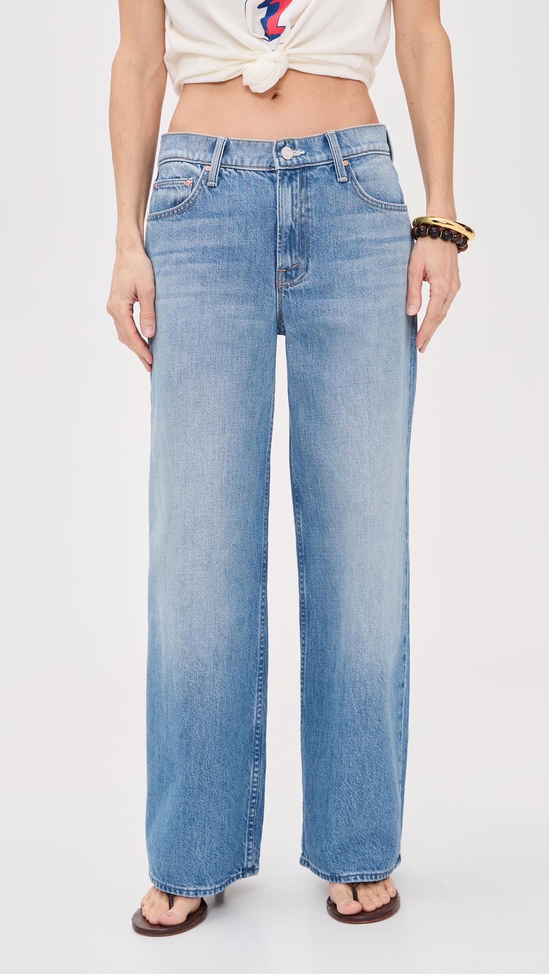 Petite Lil Rerun Zip Sneak Jeans by MOTHER