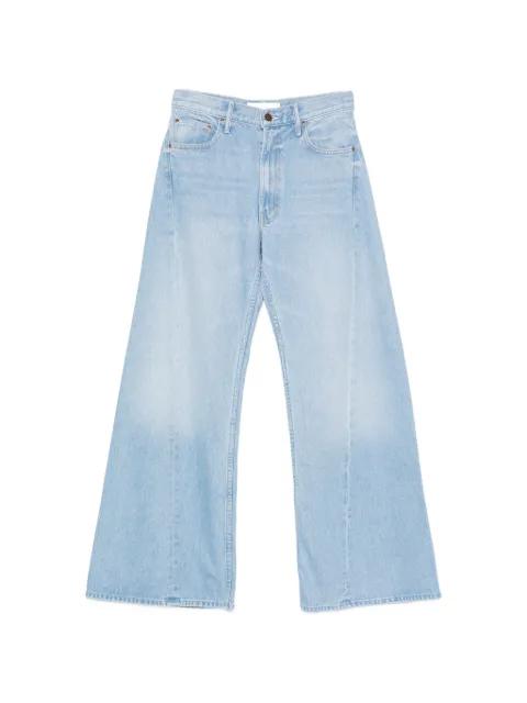 Snacks central seam wide leg jeans by MOTHER