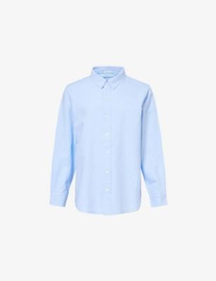 The Bestie Logo-Embroidered Cotton Shirt by MOTHER