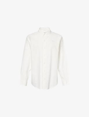 The Bestie Logo-Embroidered Cotton Shirt by MOTHER