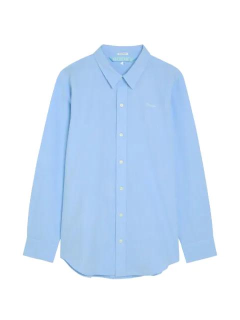 The Bestie embroidered cotton shirt by MOTHER