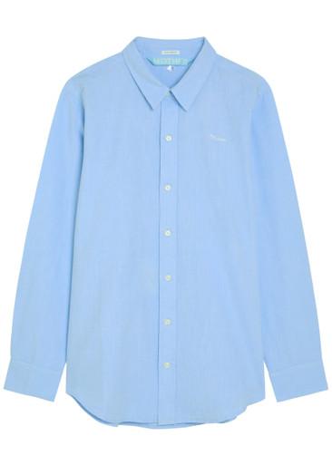 The Bestie logo-embroidered cotton shirt by MOTHER