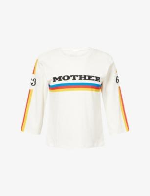 The Better Half Long-Sleeves Cotton-Jersey T-Shirt by MOTHER