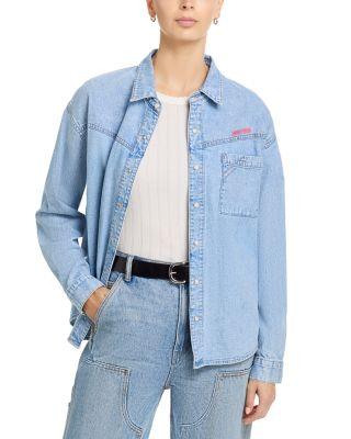 The Big Splash Denim Shirt by MOTHER