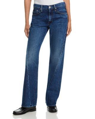 The Bookie Mid Rise Twist Sneak Jeans in Did You Bring Me Anything by MOTHER