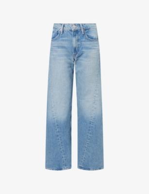 The Bookie Twist Skimp Cotton Denim Jeans by MOTHER