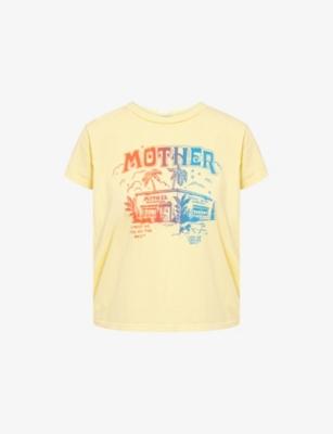 The Boxy Goodie Goodie Graphic-Print Supima-Cotton T-Shirt by MOTHER