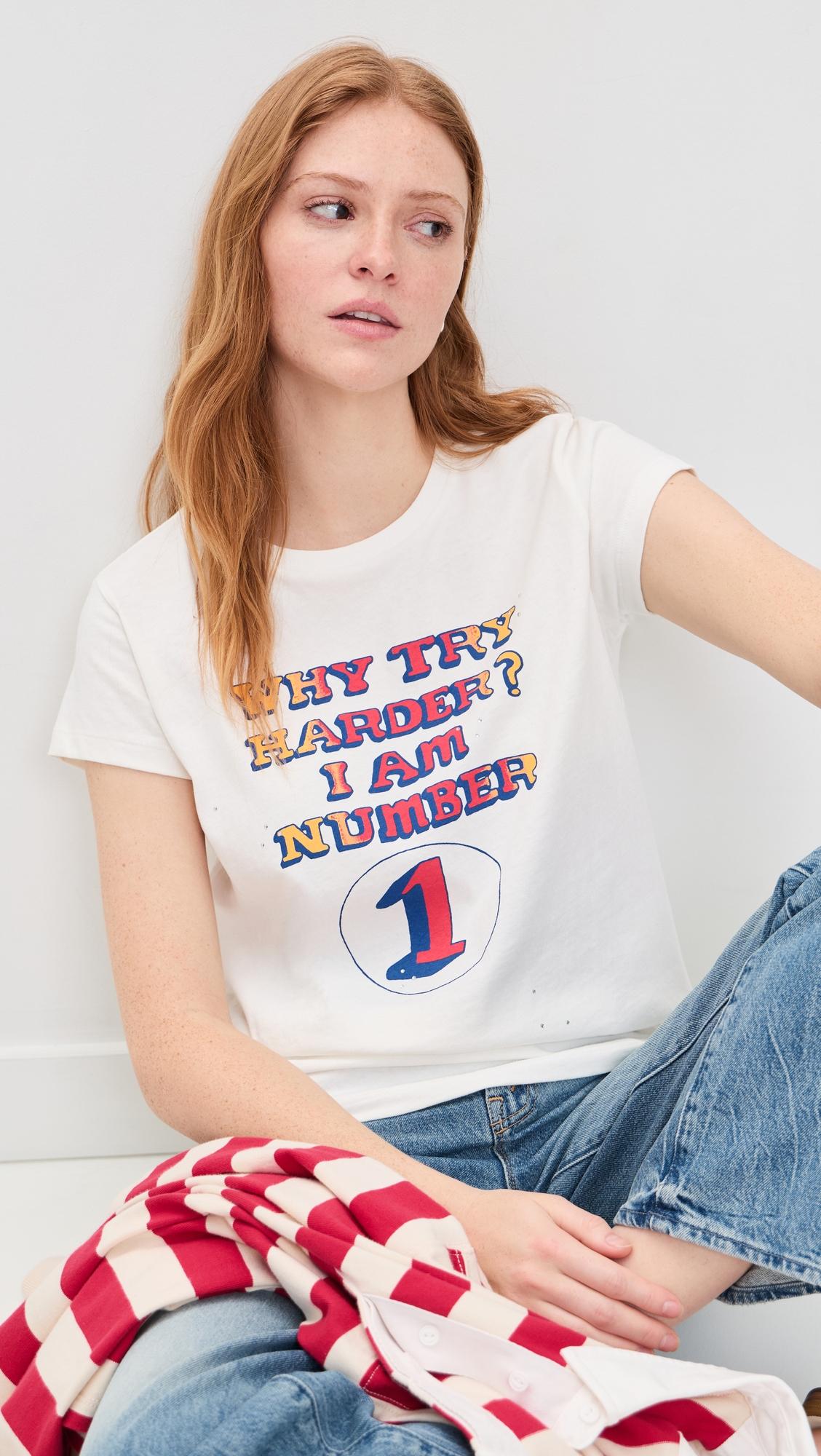 The Boxy Goodie Goodie Tee by MOTHER
