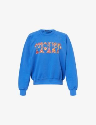 The Concert Logo-Print Cotton Sweatshirt by MOTHER