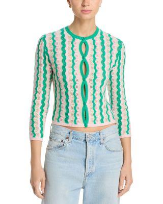 The Crewneck Cardigan Sweater by MOTHER