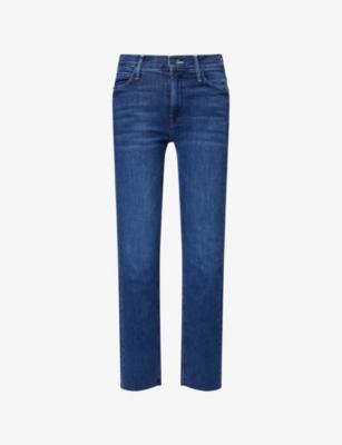 The Dazzler Ankle Denim-Blend Jeans by MOTHER