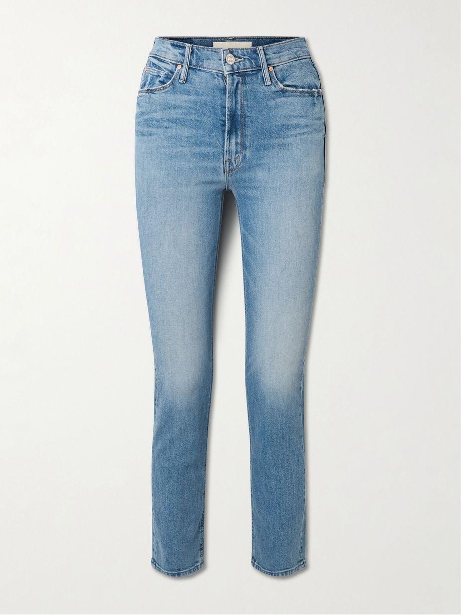 The Dazzler Flood high-rise slim-leg jeans by MOTHER