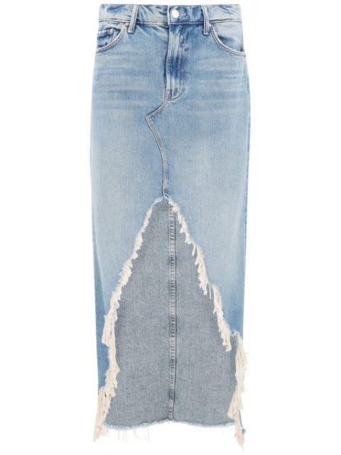 The Ditcher Maxi Super Fray skirt by MOTHER