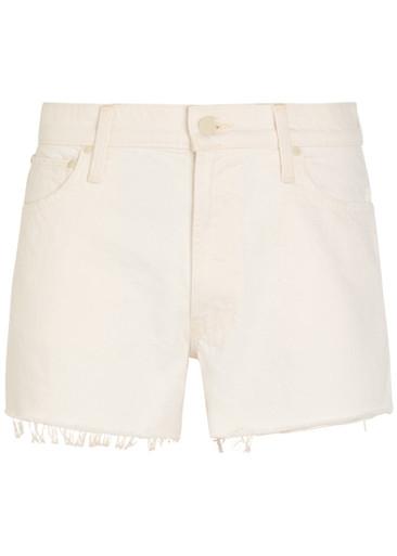 The Dogdger Fray denim shorts by MOTHER
