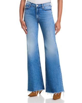 The Doozy Fray High Rise Flare Jeans in Heads or Tails by MOTHER