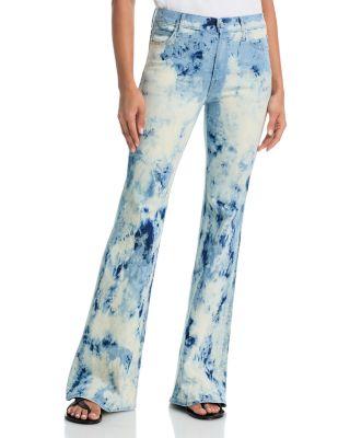 The Doozy Mid Rise Wide Leg Jeans in Laundry Day by MOTHER