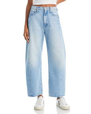 The Half Pipe High Rise Ankle Wide Leg Jeans in This Is How I Roll by MOTHER