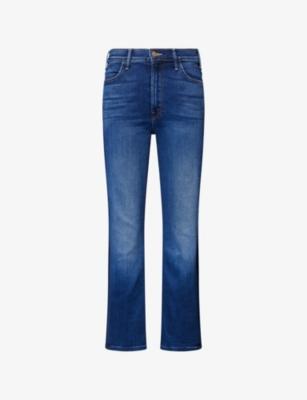 The Hustler Flare-Leg Denim-Blend Jeans by MOTHER