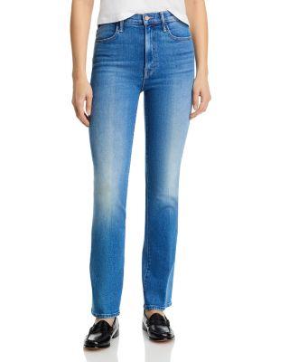 The Hustler Skimp High Rise Jeans in Kissing the Caddy by MOTHER