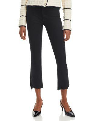 The Insider High Rise Crop Step Fray Bootcut Jeans in Not Guilty by MOTHER