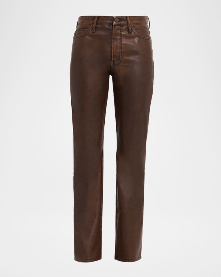 The Insider Sneak Coated Jeans by MOTHER