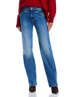 The Kick It High Rise Bootcut Jeans in Bitchin by MOTHER
