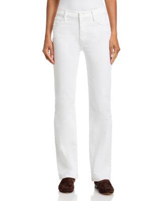 The Kick It High Rise Straight Jeans in Totally Innocent by MOTHER