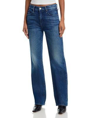 The Kick It High Rise Straight Jeans in Which is Witch by MOTHER