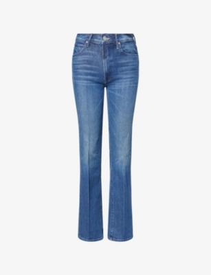 The Kick It Straight-Leg Stretch-Denim Blend Jeans by MOTHER
