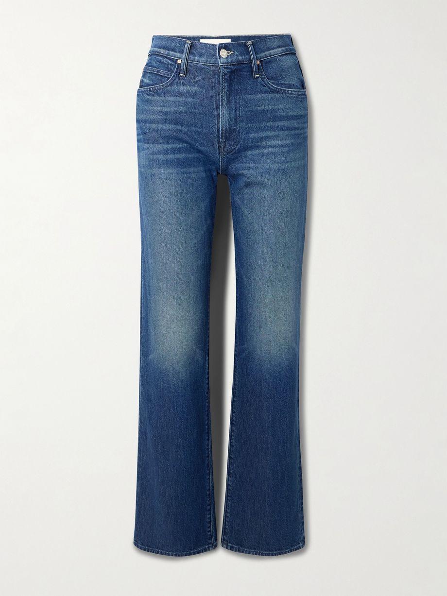 The Kick It high-rise straight-leg jeans by MOTHER