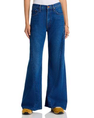 The Lemon Twist Sneak High Rise Jeans in Yes Chef by MOTHER