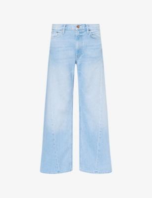The Lemon Wide-Leg Denim Jeans by MOTHER