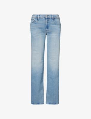 The Mid Rise Maven Sneak Cotton-Blend Jeans by MOTHER