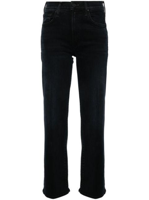 The Mid Rise Zip Rambler Ankle jeans by MOTHER