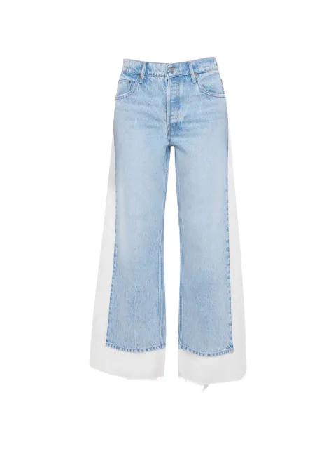 The Nachio two-tone jeans by MOTHER