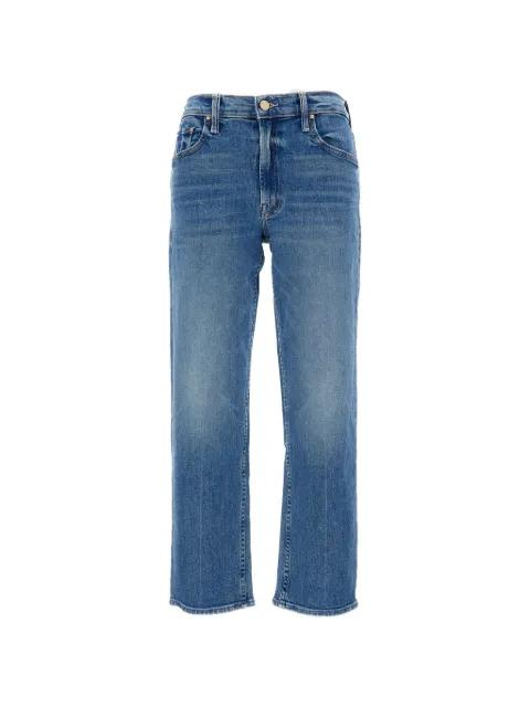 The Newbie Ankle high-rise straight-leg jeans by MOTHER