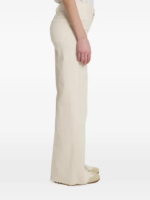 The Patch Pocket Twister Fray cotton jeans by MOTHER